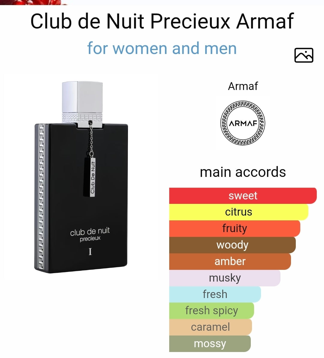 Club de Nuit Precieux Armaf for women and men