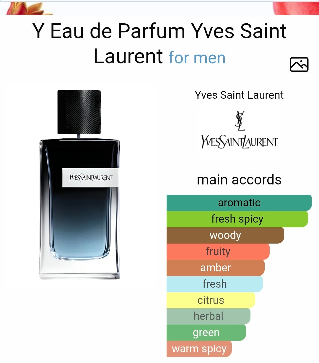 Yves Saint Laurent YSL Y Eau De Parfum 150ml Refill Perfume