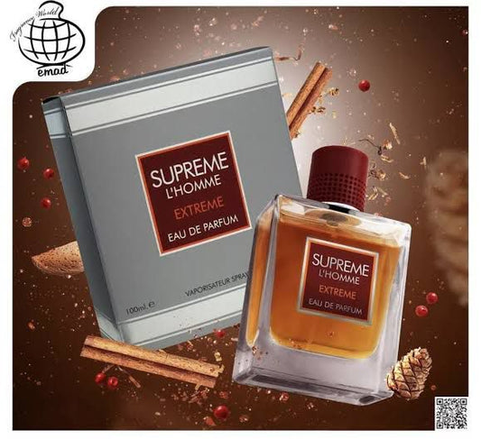 Fragrance World - Supreme L'homme Extreme 100ML EDP ( alt. Of lhomme ideal extreme de guerlain)