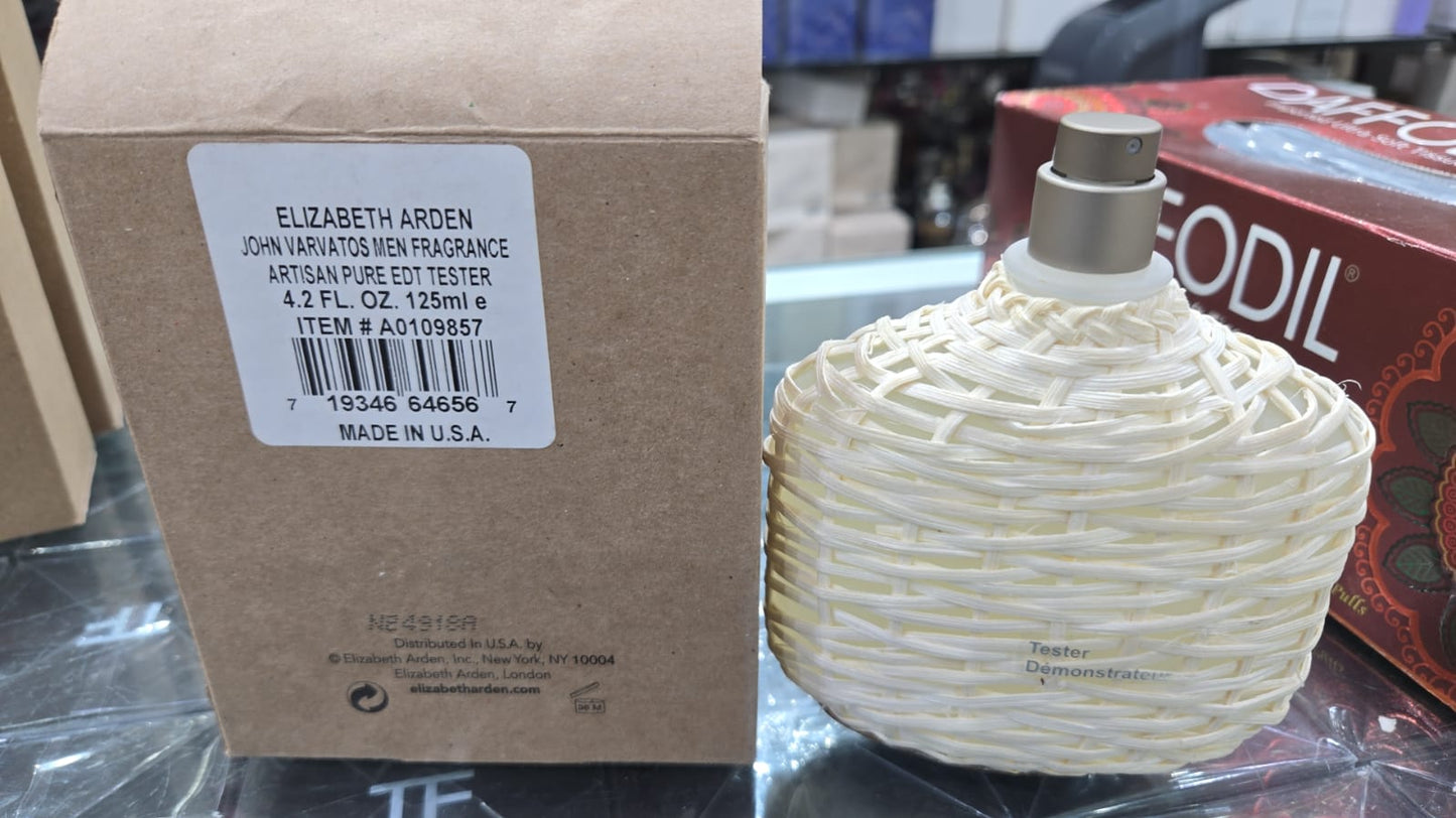 John varvatos Artisan Pure 125ml Edt Tester